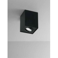 LIDOS SQ 1x35W GU10 Stropní bodové svítidlo, nastav. směr svícení +-30°, těleso kov, povrch bílá mat/černá mat, pro žárovku 1x35W, GU10, 230V, IP20, tř.1, rozměry 95x95x125mm.