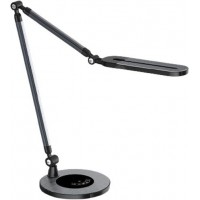 PENY 10W, CCT Stolní lampa, ramena, nastav směr svícení, těleso kov a plast tm. šedá metalýza, LED 10W, 630lm, přepín teplota CCT teplá 3000K, neutrální 4500K, denní 6300K, stmív, 230V, IP20, tř.3, 510x587mm.