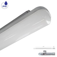 GIRON LED 36W, IP65 Průmyslové prachotěsné svítidlo, těleso ABS, povrch šedá, difuzor plast opál, LED 36W, neutrální 4000K, 2850lm, Ra80, 230V, zvýšené krytí IP65, tř.2, rozměry 67x1202x66mm.