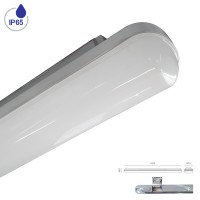 ELMINA LED 36W, IP65 Průmyslové prachotěsné svítidlo, těleso ABS, povrch šedá, difuzor plast opál, LED 36W, neutrální 4000K, 2850lm, Ra80, 230V, zvýšené krytí IP65, tř.2, rozměry 67x1202x66mm.