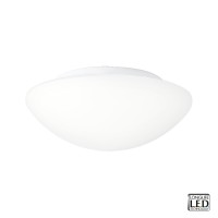 ASPEN Stropní svítidlo, základna kov, povrch bílá, difuzor sklo opál, LED 12W/750lm, 18W/1050lm, 24W/1350lm, neutrální 4000K,  230V, do koupelny IP44, tř.1, rozměry dle typu.