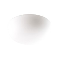 BELINDA Stropní, přisazené svítidlo, základna kov, povrch bílá, difuzor sklo opál, pro žárovku 1x60W, E27, 230V, IP20, tř.1, rozměry d=250mm, h=115mm.