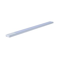 XAPA Přisazené svítidlo na kuchyňskou linku, materiál kov, povrch stříbrná, difuzor plast opál, LED 11W/880lm, 15W/1200lm, neutrální 4000K, 230V, IP20, tř.2, rozměry 50x13mm, délka dle typu, vč vypínače.