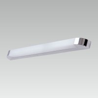 FISSO Stropní svítidlo, těleso hliník, povrch chrom lesk nebo nikl mat, difuzor plast bílá, pro zářivku 14W, G5/T5, 230V, IP20, zař.tř.1, 40x42mm 699mm, vč. zářivky neutrální bílá 4000K