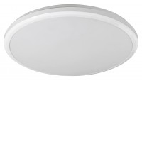 BRANDON LED 24W/36W Stropní přisazené svítidlo, těleso kov, povrch bílá, difuzor plast opál, LED 24W/1500lm, 36W/2160lm, neutrální 4000K, 230V, do koupelny IP65, tř.2. rozměry d=315/375mm.