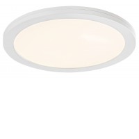 SONNET Stropní svítidlo, HF senzor, záběr 130°, dosah 1-8m, těleso kov, difuzor plast opál, rámeček kov bílá,  LED 18W/1880lm, 30W/2800lm, neutrální 4000K, 230V, IP20, tř.2, rozměry dle typu.