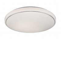 ALOYS 40W/60W CCT Stropní svítidlo, těleso kov, povrch bílá, difuzor plast opál se třpyt. efektem, LED 40W/3300lm, 60W/4800lm, CCT nastav teplota teplá 3000K, neutrální 4000K, denní 6000K, dálk ovl. stmív.,230V, IP20, tř.1, rozměry dle typu.