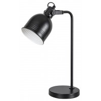 FLINT Stolní lampa, těleso kov, povrch černá/béžová, pro žárovku 1x25W, E14, 230V, IP20, tř.2, rozměry d=140mm, h=440mm.
