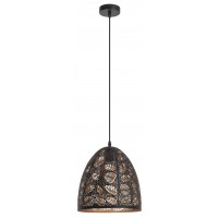 DOLE ZÁVĚSNÉ SVÍTIDLO, LUSTR Závěsné svítidlo, těleso kov, stínítko kov, povrch černá, pro žárovku 1x40W, E27, 230V, IP20, tř.1. rozměry d=270mm, včetně závěsného kabelu  h=1100mm, lze zkrátit