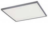 ANONA SQ 22W, CCT, RGB Stropní svítidlo, čtvercové, těleso plast, difuzor plast opál, rámeček stříbrná, LED 22W, 2000lm, CCT nastav. teplota teplá 3000K, neutrální 4000K, denní 6000K, dálk. ovl. stmív., RGB, 230V, IP20, tř.2, rozměry 420x420mm, h=30mm.