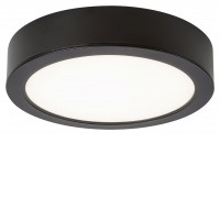 SHAUN Stropní svítidlo, těleso plast černá, difuzor plast opál, LED 12W/1035lm, 17W/1500lm, 24W/2300lm, neutrální 4000K, 230V, IP20, tř.2, rozměry dle typu.