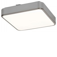 WOLIMIR Stropní přisazené svítidlo, základna kov, povrch chrom, difuzor plast opál, LED 22W, přepín. Teplota CCT teplá 3000K, neutrální 4000K, denní 6000K, 1800lm, dálk. ovl. stmív, RGB, 230V, do koupelny IP44, tř.1, rozměry 290x290x70mm.