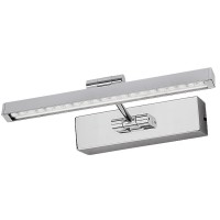 PICTURE GUARD Nástěnné svítidlo pro osvětlení obrazů, nebo k zrcadlu , nastavitelný sklon svícení, těleso kov, povrch chrom lesk, LED 1x5W/8W, teplá 3000K, 300lm/580lm, 230V, IP20, tř.1. 1 rameno, rozměry dle typu