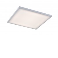 FARAMIR Stropní svítidlo, těleso kov, povrch bílá, dif plast opál, LED 18W/24W, dálk ovl. (součástí) nebo vypínačem lze nastavit CCT teplá 3000K - denní 6200K, RGB,  stmív, 230V, IP20, rozměry dle typu.