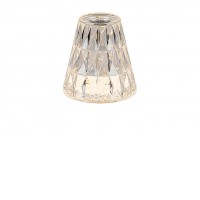 JUGLANS 2W, RGB, USB na baterie Stolní lampa na baterie, krycí sklo čiré, LED 2W, teplá 3000K, 40lm, RGB, IP20, tř.3, rozměry d=110mm, h=125mm, nabíjení pomoc USB kabelu.