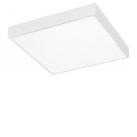 TARTU Stropní venkovní svítidlo, těleso kov, povrch bílá/černá, difuzor plast opál, LED 18W/1800lm, 24W/2500lm,  přepínačem CCT nast teplota teplá 2800K, neutrální 4000K, denní 6000K, Ra80, tř.2, 230V, IP44, rozměry dle typu.