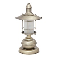 SUDAN Stolní lampa, základna kov, stínítko kov, povrch bronz lesk, difuzor sklo opál, pro žárovku 1x60W, E27, 230V, IP20, tř.1. rozměry d=220mm h=420mm