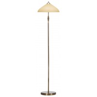 REGINA Stojací lampa, těleso kov, povrch bronz, stínítko sklo krémová, pro žárovku 1x60W, E27, 230V, IP20, tř.2, rozměry d=400mm, h=1660mm.