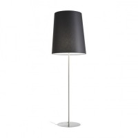 KONO LAMP Stojací lampa základna kov, povrch nikl mat, stínítko textil, pro žárovku 4x42W, E27, 230V, tř.2, stínítko d=550mm, h=660mm, celková v=1800mm