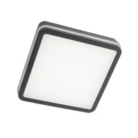 ISOLA, LED 24W, TUYA, CCT, IP65 Přisazené venkovní svítidlo, těleso hliník, povrch šedočerná, difuzor plast opál, LED 24W, 2060lm, ovl smart telefon Tuya, WiFi, stmívání, nast teplota CCT teplá 3000K - denní 6400K,Ra80, 230V, IP54, tř.2, rozměry 260x260x55mm