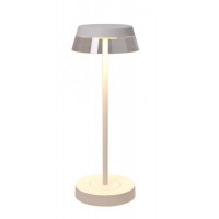 ILUNA Stolní venkovní lampa, hliník, povrch bílá/rezivá/zelená mat/modrá mat/červená mat/černá, LED 2,5W, nastav. teplota CCT teplá 2700K-3000K, dotyk. stmív, napájení USB 3,7V baterie 3000mAh, svítí až 7h, IP65, d=120mm, h=320mm