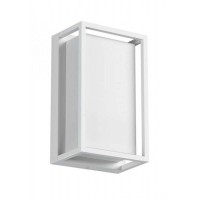 BETAREA LED 12W/24W, IP54 Nástěnné venkovní svítidlo, těleso hliník, povrch bílá mat/tmavě šedá/rezivá, difuzor plast opál, LED 12W/902lm, 24W/1725lm, teplá 3000K, 230V, IP54, tř.1, rozměry dle typu.