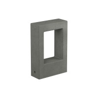 LENAST FL 10W Sloupkové venkovní svítidlo, těleso beton, povrch slonová kost/tm. šedá/hliněná, krycí sklo čiré, LED 10W, teplá 2700K/ teplá 3000K, Ra80, 230V, IP65, tř.1, rozměry 200x80mm, svítí dolů