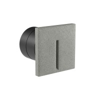 HOKU WL I 2,5W IP65 Vestavné venkovní svítidlo do stěny, těleso beton, povrch slonová kost/tmavě šedá, LED 2,5W, teplá 2700K/20lm, teplá 3000K/29lm, vyzař. úhel 40°, Ra90, 230V, IP65, rozměry 100x100x90mm, svítí dolů.