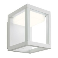 XIERA Nástěnné venkovní svítidlo, těleso kov, povrch černá hnědá tmavá, difuzor plast opál, LED 10W, 1300lm, teplá 3000K, Ra85, 230V, IP54, tř.1, rozměry 130x154x168mm