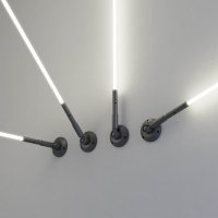 BOS 45W/90W IP65 Lineární osvětlovací systém z flexibilního LED pásku se silikonovým difuzorem, základna pro uchycení hliník, povrch černá/bílá, LED 45W/90W, teplá 2700K/3000K/neutrální 4000K, Ra90, 48V, IP65, tř.3, rozměry d=13mm, délka l=5m/10m.