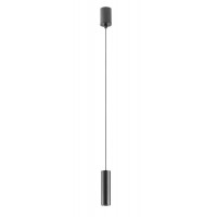 HUCHTE HL 8,6W TRIAC Závěsné bodové svítidlo, základna hliník, povrch bílá/černá/stříbrno-kávová/kouřový nikl, LED 8,6W, teplá 2700K/542lm, 3000K/601lm, stmív. TRIAC, 230V, IP20, tř.1, d=41mm, h=150mm vč. závěs. kabelu l=2230mm, lze zkrátit.