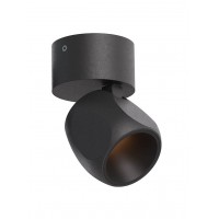 BELOS PL/WL 8W CCT TRIAC Přisazené bodové svítidlo, nast. směr svícení, hliník, povrch bílý/stříbrnokávový/hnědý/černý, reflektor černý, LED 8W, 592lm, přepín CCT teplota teplá 2700K/3000K, stmív. TRIAC, Ra90, 230V, IP20, tř.1, rozměry d=70mm, h=107mm.