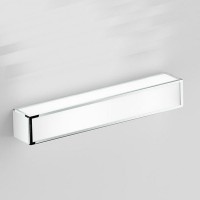 MASHIKO 300 Stropní svítidlo těleso kov, povrch chrom lesk, difuzor sklo opál mat, LED 7,2W, teplá bílá 3000K, 230V, do koupelny IP44, rozměry 360x80x80mm
