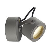 PLAYGROUD 360 WL Stropní svítidlo bodové, nastavitelný směr svícení, těleso hliník, barva kamenná šedá, nebo černá antracit, krycí sklo čiré, pro LED 1x9W, GX53, 230V, IP44, d=100mm, 116x170mm