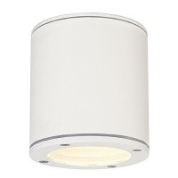 SITRA stropní LED 1x9W, GX53 Stropní, přisazené, bodové svítidlo, těleso hliník, povrch bílá, šedá kamenná, nebo černá antracit, krycí sklo čiré, pro zářivku, nebo LED 1x9W, GX53, 230V, IP44, d=100mm, h=110mm