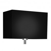 IZA STÍNÍTKO STOJACÍ LAMPY Stínítko pro stojací lampu, materiál textil barva bílá, černá, přírodní textil, uchycení k základně závitem E27, 265x400x225mm, POUZE STÍNÍTKO BEZ ZÁKLADNY