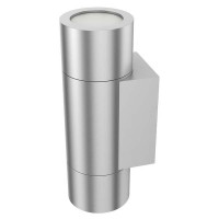 MIQCO RED Nástěnné svítidlo, těleso hliník, povrch leštěný, difuzor sklo, 2x25W, G9, 230V, IP20, rozměry 155x50x70mm, svítí nahoru/dolů