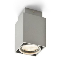 EX RED Stropní svítidlo bodové, těleso hliník, barva šedostříbrná, žárovka 50W, GU10 ES50, 230V, IP20, 63x63x109mm
