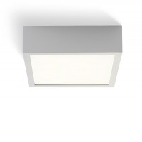 STRUCTURAL Stropní přisazené svítidlo, čtvercové, těleso hliník, povrch bílá/broušený, difuzor plast opál, LED 12W/900lm, 48W/3600lm, teplá 3000K, Ra80, 230V, IP20, rozměry dle typu.