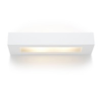 ROLO Nástěnné svítidlo, těleso sádra, povrch bílá, difuzor spodní sklo satin, pro žárovku 2x30W, E14, 230V, IP20, tř.1, rozměry 60x360x95mm, svítí nahoru/dolů