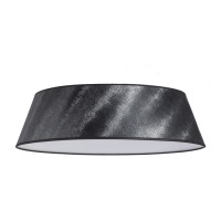 KARO Stínítko svítidla, materiál textil, povrch vnější šedá / vnitřní bílá, bílá, vnější černá / vnitřní zlatá fólie, pro žárovku max. 23W, rozměry dle typu