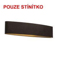 CASUAL Stínítko svítidla, materiál textil, povrch černá/zlatá fólie, bílá, černá/měděná fólie, petrolejová/stříbrná fólie, holubí šeď/stříbrná fólie, pro žárovku max 23W, rozměry dle typu