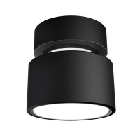 PIXIE Stropní svítidlo, těleso hliník, povrch chrom/bílá, chrom/černá, pro LED 1x7W, GX53, 230V, IP20, tř.1, rozměry d=90mm, h=90mm