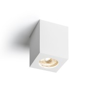 JACK SQ S Stropní přisazené bodové svítidlo, těleso sádra, povrch bílá, pro žárovku 1x35W, GU10, ES50, 230V, IP20, tř.1, 80x80x100mm