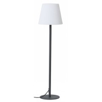 BOSANOVA Stojací lampa venkovní, těleso kov, povrch lak černá mat, difuzor plast bílá, pro žárovku 1x25W, E27, 230V, IP65, tř.1. rozměry d=360mm h=1200mm