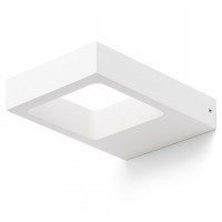 LEA-LED Nástěnné svítidlo, základna kov, povrch lak černá mat/bílá mat, krycí sklo čiré, LED 1x6W, teplá 3000K, 650lm, Ra80, 230V, IP20, tř.1. rozměry 140x30x110mm, svítí nahoru/dolů