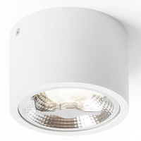 KELLY LED Stropní přisazené bodové svítidlo, těleso kov, povrch lak, LED 1x15W, teplá 3000K, 750lm, Ra80, stmív TRIAC, 230V, IP20, tř.1. rozměry d=120mm h=80mm