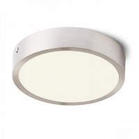 HUE R17 LED Stropní přisazené svítidlo, základna kov, povrch dle typu, difuzor plast opál, LED 1x18W, teplá 3000K, 1620lm, Ra80, 230V, IP20, tř.2. rozměry d=178mm h=35mm