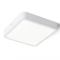 HUE SQ17 LED Stropní přisazené svítidlo čtvercové, základna kov, povrch dle typu, difuzor plast opál, LED 1x18W, teplá 3000K, 1620lm, Ra80, 230V, IP20, tř.2. rozměry 178x178x35mm