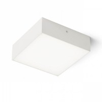 LARISA SQ Stropní, přisazené, čtvercové svítidlo, těleso kov, povrch bílá/černá, difuzor plast opál, LED 15W/30W, 1200lm/2400lm, teplá 3000K, 230V, Ra80, IP20, tř.2, rozměry dle typu